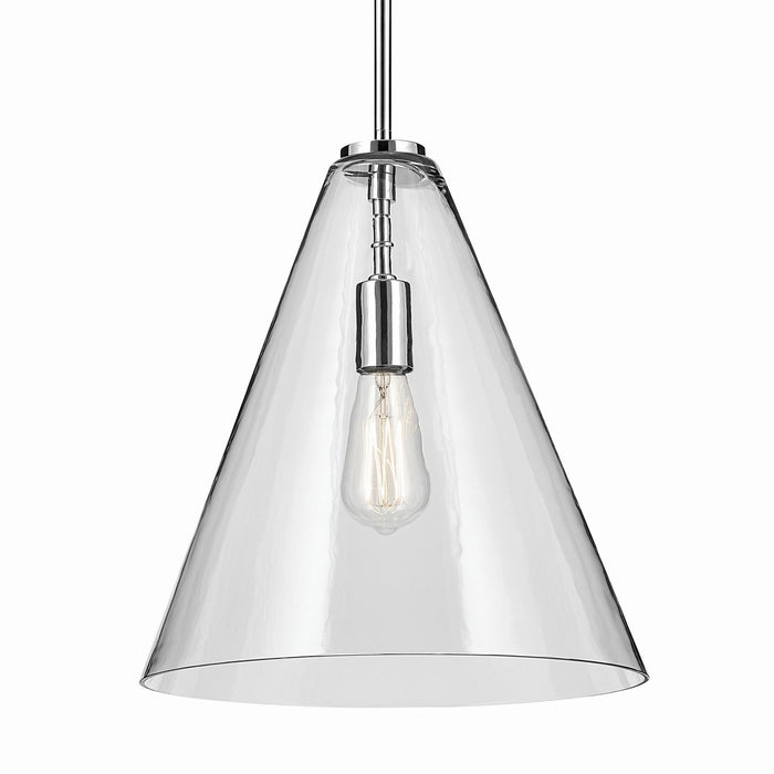 Kichler 15.5 Inch One Light Pendant In Conical Form