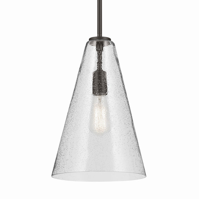 Kichler One Light Pendant In Conical Form