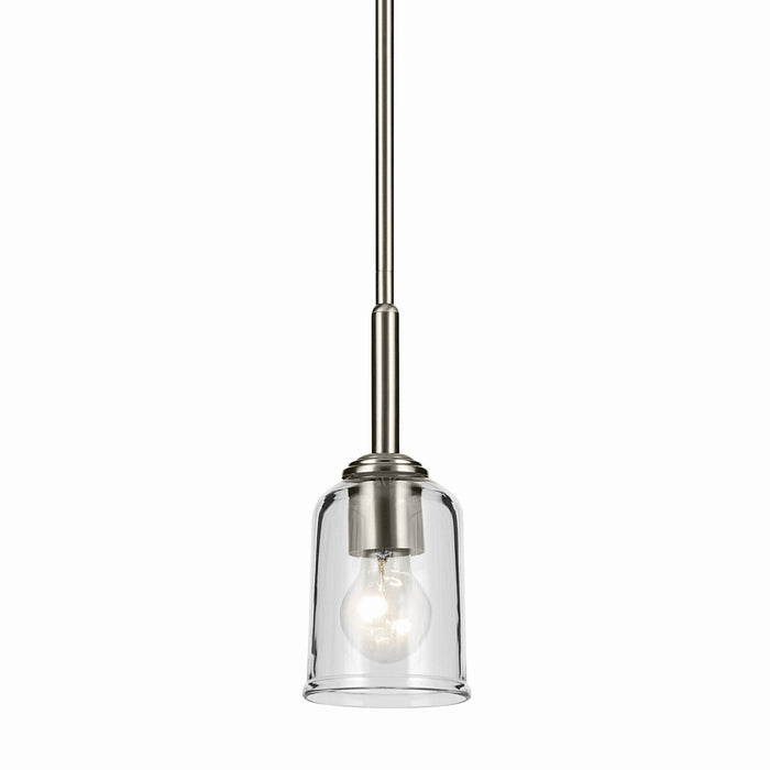 Kichler One Light Mini Pendant with Removable Glass