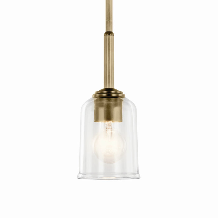 Kichler One Light Mini Pendant with Removable Glass