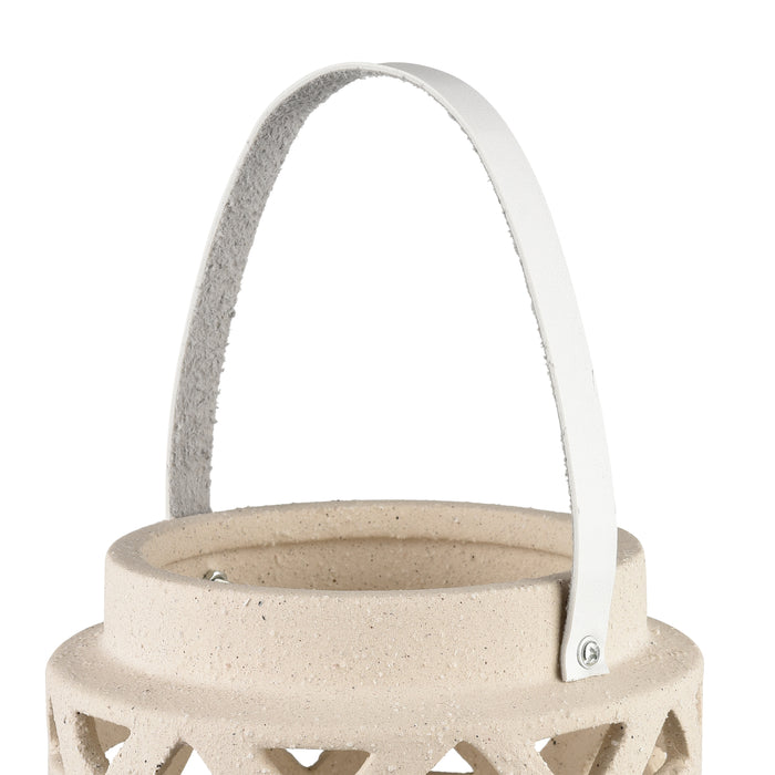 Haney Lantern In Cream