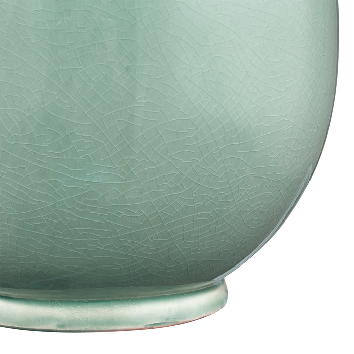 Celia Vase In Seafoam Green Finish