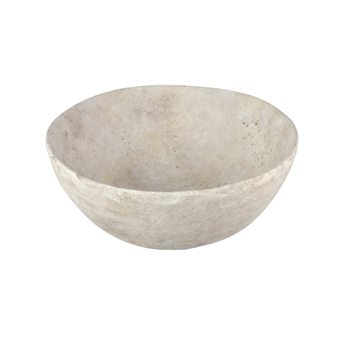 Pantheon Bowl In Aged White