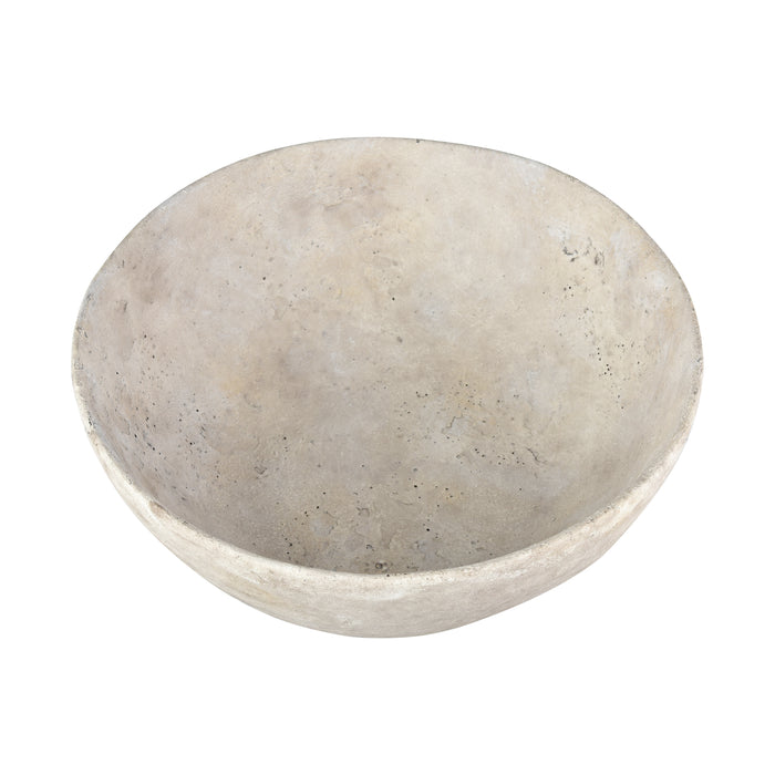 Pantheon Bowl In Aged White