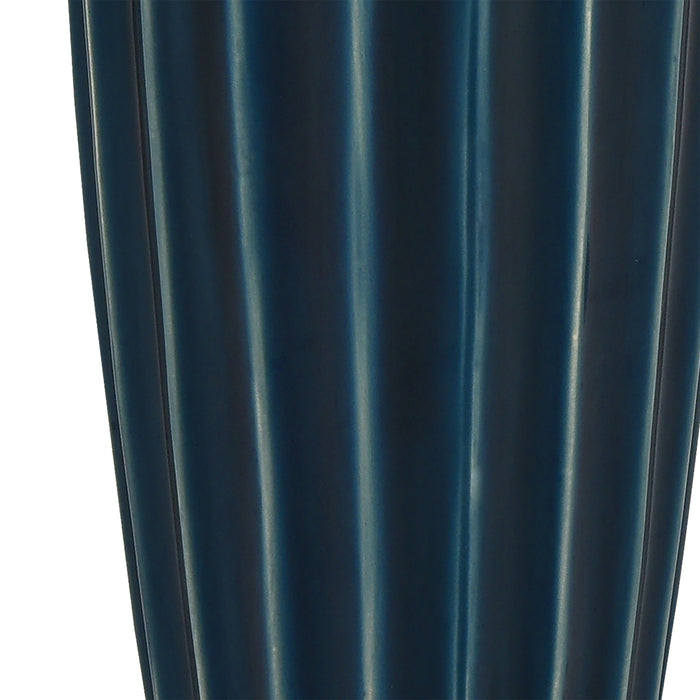 Virginia Vase In Midnight Blue Finish