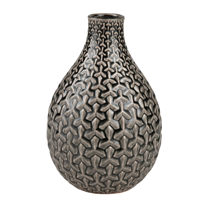 Gibbs Vase In Gray