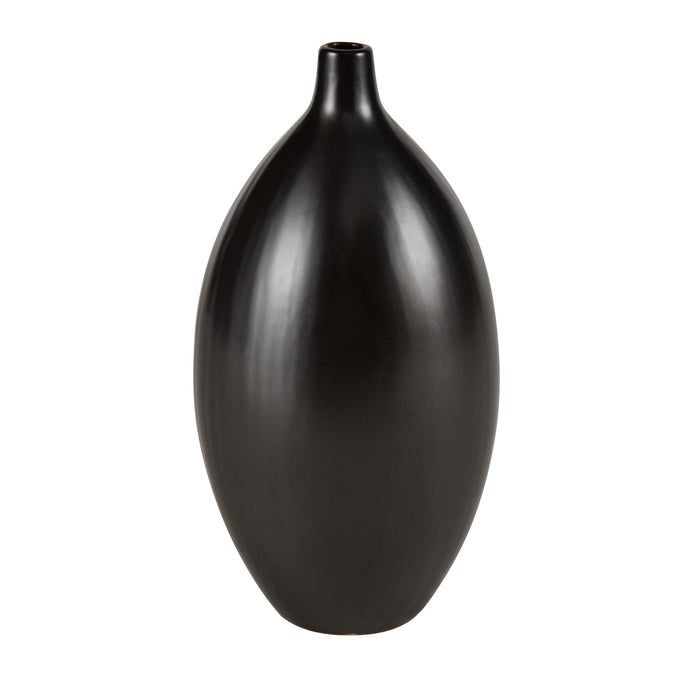 Faye Vase In Large Black