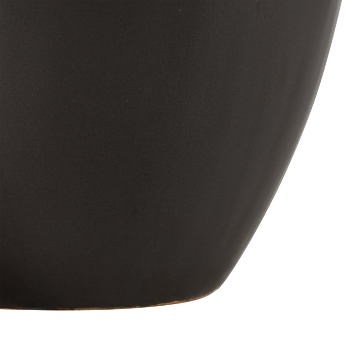 Faye Vase In Large Black