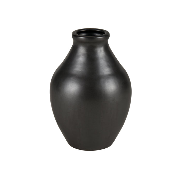 Faye Vase In Small Black