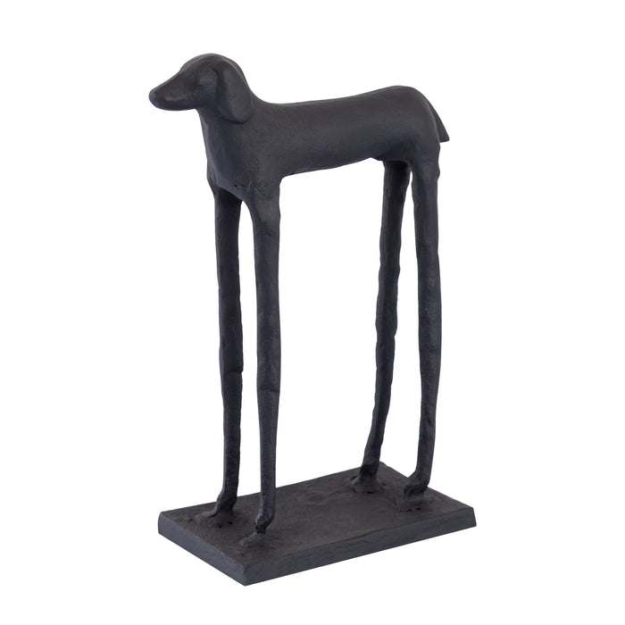 Jorgie Dog Object In Aged Black