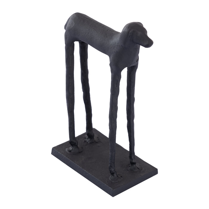 Jorgie Dog Object In Aged Black