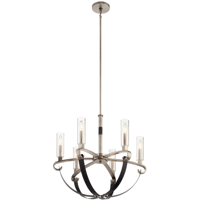 Kichler - 52015CLP - Six Light Chandelier - Artem - Classic Pewter