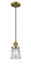 Innovations - 201C-BB-G184S - One Light Mini Pendant - Franklin Restoration - Brushed Brass