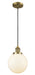 Innovations - 201C-BB-G201-8 - One Light Mini Pendant - Franklin Restoration - Brushed Brass