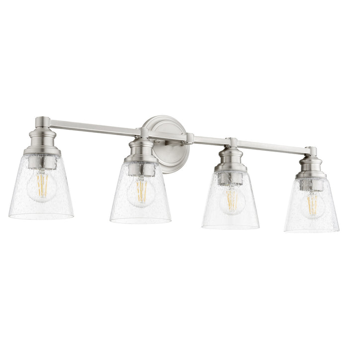 Quorum - 509-4-65 - Four Light Vanity - Dunbar - Satin Nickel