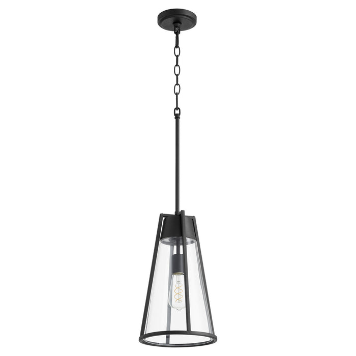 Quorum - 826-69 - One Light Pendant - Noir w/ Clear