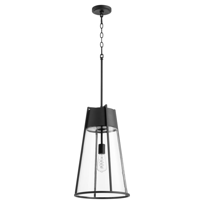 Quorum - 828-69 - One Light Pendant - Noir w/ Clear