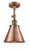 Innovations - 201F-AC-M13-AC-LED - LED Semi-Flush Mount - Franklin Restoration - Antique Copper