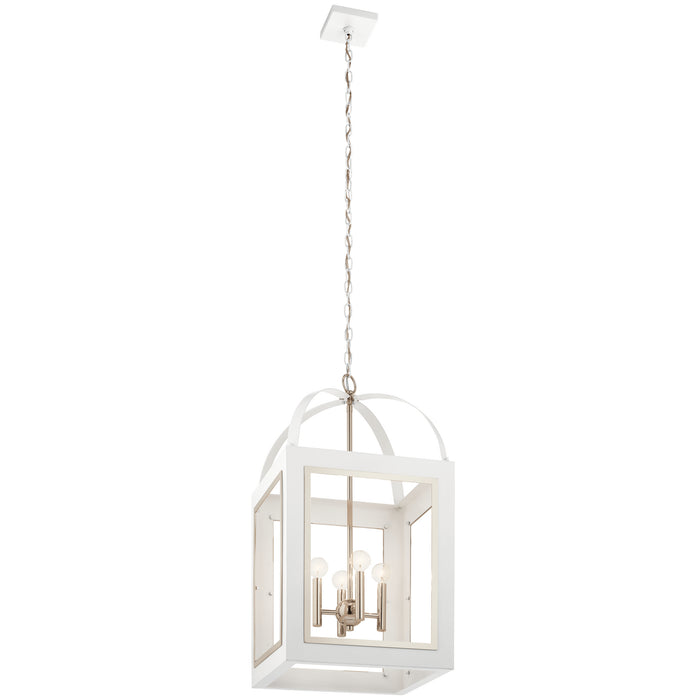 Kichler - 52029WH - Four Light Foyer Pendant - Vath - White