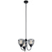 Kichler - 52268BK - Three Light Chandelier/Semi Flush Mount - Voclain - Black