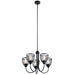 Kichler - 52269BK - Five Light Chandelier - Voclain - Black