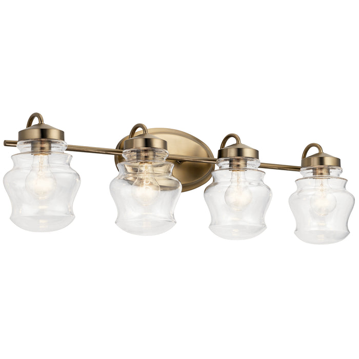 Kichler - 55040CLZ - Four Light Bath - Janiel - Classic Bronze