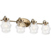 Kichler - 55040CLZ - Four Light Bath - Janiel - Classic Bronze