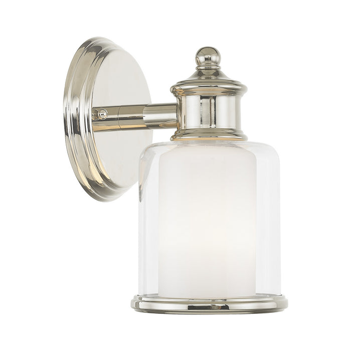 Livex Lighting - 40211-35 - One Light Wall Sconce - Middlebush - Polished Nickel