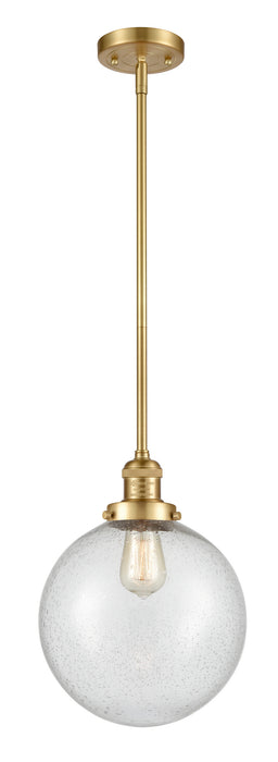 Innovations - 201S-SG-G204-10 - One Light Mini Pendant - Franklin Restoration - Satin Gold