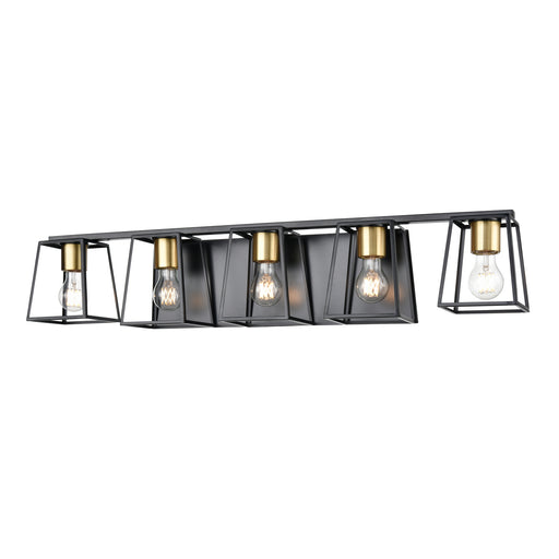 DVI Lighting - DVP29055MF+EB - Five Light Vanity - Cape Breton - Multiple Finishes/Ebony