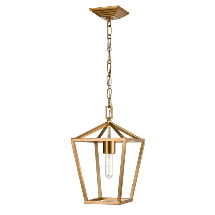 DVI Lighting - DVP30120MF+BR - One Light Mini-Pendant - Lundy`s Lane - Multiple Finishes/Brass