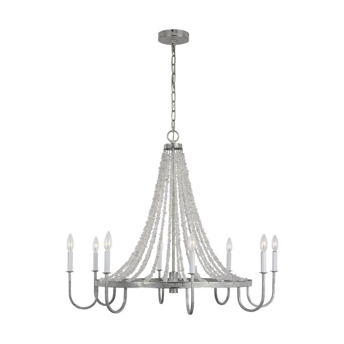 Generation Lighting - AC1078SMT - Eight Light Chandelier - LEON - Salt Mist