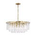 Generation Lighting - CC12716BBS - 16 Light Chandelier - ARDEN - Burnished Brass