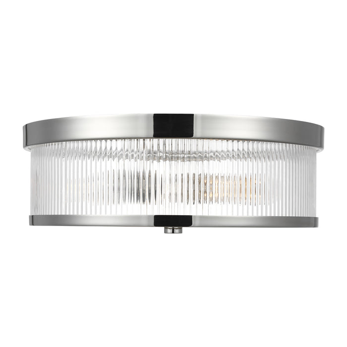 Generation Lighting - CF1052PN - Two Light Flush Mount - GENEVA - Polished Nickel