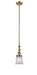 Innovations - 206-BB-G182S-LED - LED Mini Pendant - Franklin Restoration - Brushed Brass