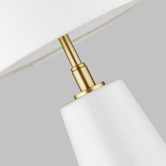 One Light Table Lamp from the LORNE collection in Arctic White finish