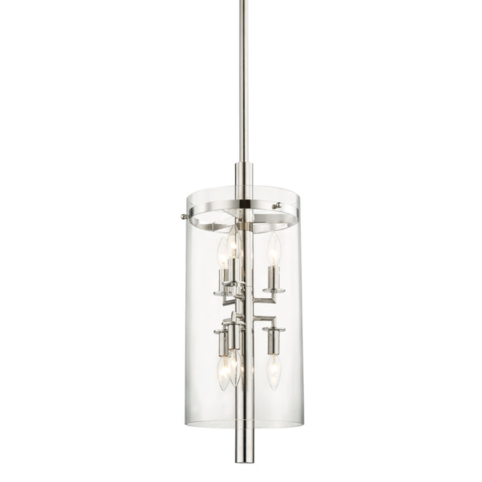 Hudson Valley - 1306-PN - Six Light Pendant - Baxter - Polished Nickel