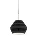 Hudson Valley - 1383-PN/BK - One Light Pendant - Calverton - Polished Nickel/Black