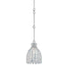 Hudson Valley - 8208-PN - One Light Pendant - Floral Park - Polished Nickel