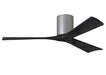 Matthews Fan Company - IR3H-BN-BK-52 - 52``Ceiling Fan - Irene - Brushed Nickel