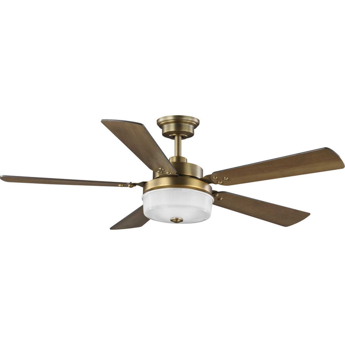 Progress Lighting - P2578-16330K - 52``Ceiling Fan - Tempt - Vintage Brass