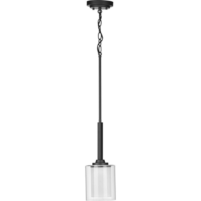 Progress Lighting - P500103-143 - One Light Mini Pendant - Kene - Graphite