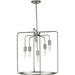 Progress Lighting - P500225-141 - Six Light Pendant - Bonn - Galvanized