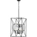 Progress Lighting - P500232-031 - Eight Light Foyer Pendant - Cumberland - Black