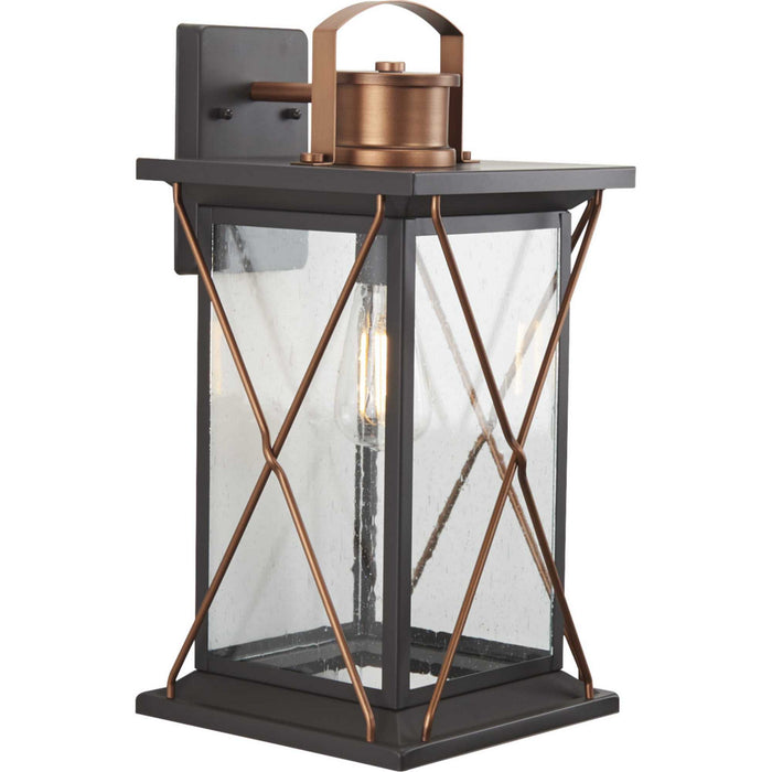 Progress Lighting - P560158-020 - One Light Wall Lantern - Barlowe - Antique Bronze