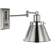 Progress Lighting - P710085-009 - One Light Swing Arm Wall Lamp - Hinton - Brushed Nickel