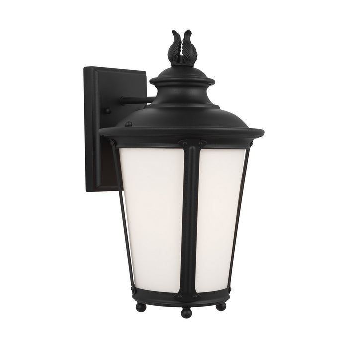 One Light Outdoor Wall Lantern from the Cape May collection in Black finish