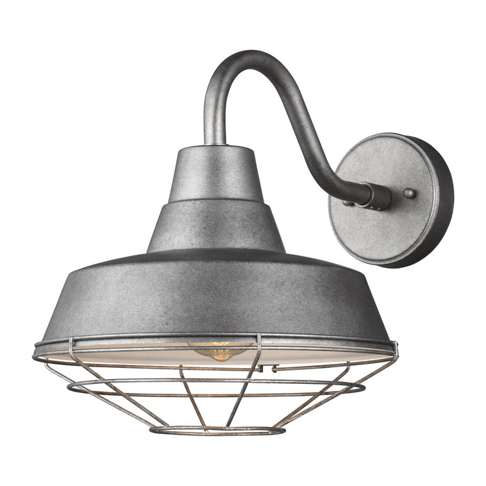 Cage from the Barn Light collection in Weathered Pewter finish