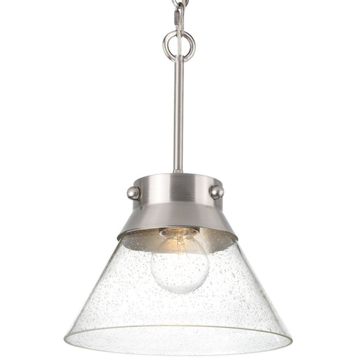 Progress Lighting - P350139-009 - One Light Semi-Flush Convertible - Point Dume - Brushed Nickel