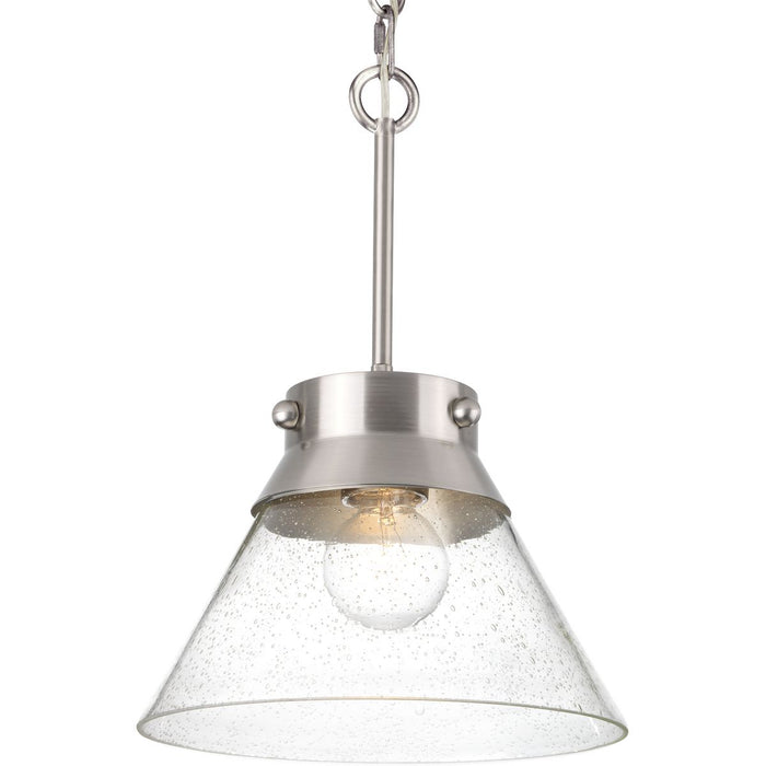 Progress Lighting - P350139-009 - One Light Semi-Flush Convertible - Point Dume - Brushed Nickel